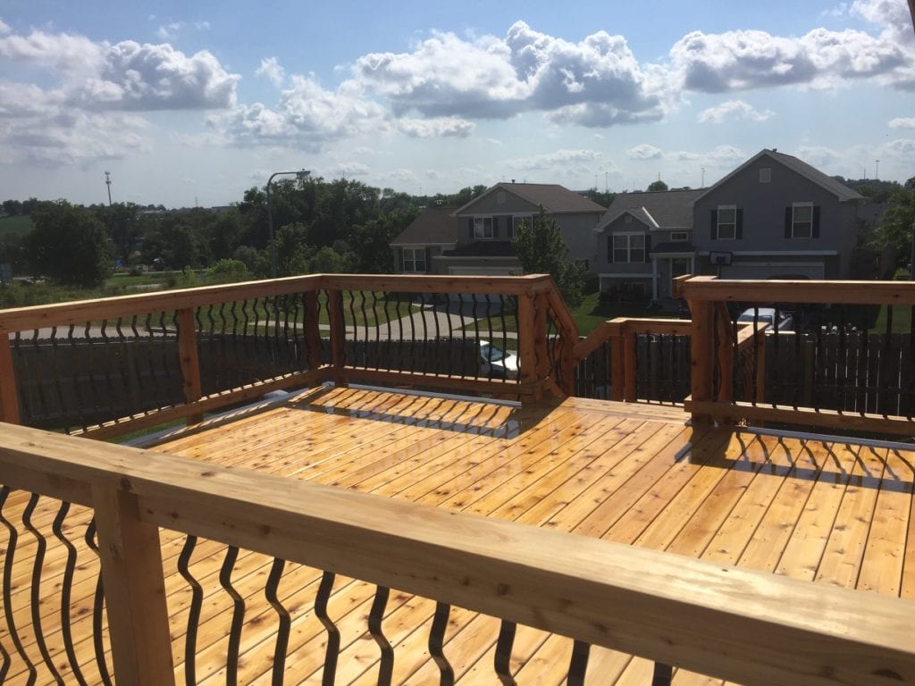 deck for entertaining can build in Omaha Year Round Deck Builder